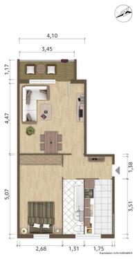 Foto - 2 Zimmer Etagenwohnung zur Miete in Hoyerswerda
