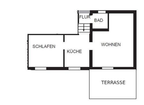 Foto - Kleine Wohnung (2 Zimmer) zu vermieten