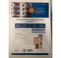 3-Zimmer-Wohnung Vorsfelde mit Balkon - Wolfsburg Alt-Wolfsburg