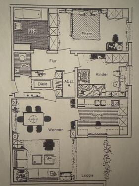 Foto - 3 Zimmerwohnung in Niederwerrn - 800,00&nbsp;EUR Kaltmiete, ca.&nbsp; 80,00&nbsp;m&sup2;