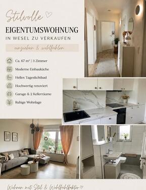 Foto - Stilvoll modernisierte Eigentumswohnung + Einbauküche & Garage