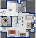 Foto - schöne Dachgeschosswohnung mit Terrasse und großer Einbauküche