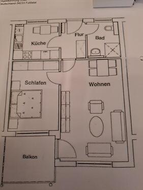 Foto - 2 Zimmer Etagenwohnung zur Miete in Fuldatal