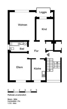 Foto - 3.5 Zimmer Etagenwohnung zur Miete in Moers