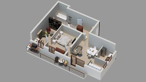 Foto - 3,5-Zimmer-Wohnung *mit Terrasse* Nähe Schulen, Nähe Krankenhaus