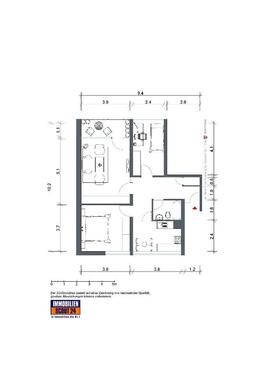 Foto - 3-Zimmer-Wohnung in Kreuztal - 379,00&nbsp;EUR Kaltmiete, ca.&nbsp; 75,00&nbsp;m&sup2;
