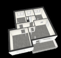Schöne 3 ZKB Hochparterre Wohnung mit Balkon in Bad Kreuznach