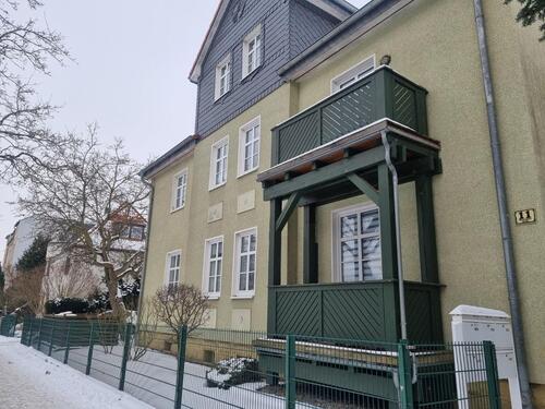 Foto - Helle 2-Raum-Wohnung mit Balkon und Tageslichtbad - Schlafzimmer erhält neuen Bodenbelag