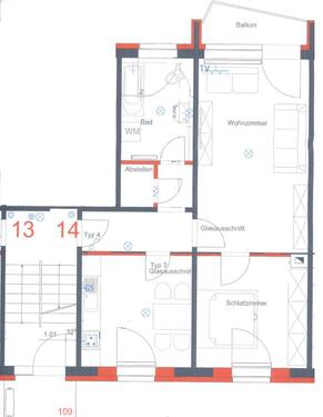 Foto - 2 Zimmer Etagenwohnung in Gotha