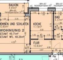 1ZKB Mietwohnung in Ottweiler - 600,00&nbsp;EUR Kaltmiete, ca.&nbsp; 49,00&nbsp;m&sup2; in Ottweiler (PLZ: 66564)