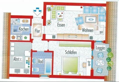 Foto - Etagenwohnung zur Miete in Altdorf