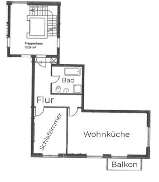 Foto - Etagenwohnung in Hagenow zur Miete