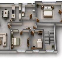 Kernsanierte 122 m² Wohnung in Werther – 2 Grundbücher - Werther (Westfahlen)