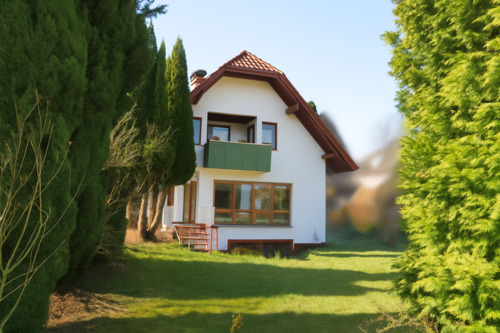 Foto - Architektenhaus mit Wellnessbereich, Kachelofen und Gartenidylle