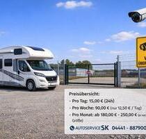 Wohnmobil-Stellplatz 24h – umzäunt & videoüberwacht – Vechta