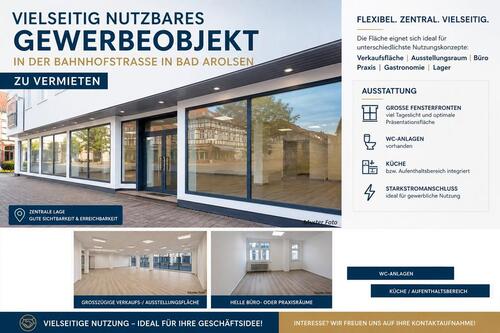 Foto - Raum für Ideen: Gewerbeobjekt in Bad Arolsen zur Miete