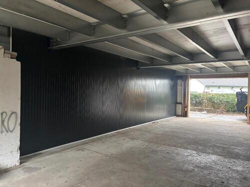 Foto - Lager Garage 10 Fahrzeuge PKW zwei Tore 3 m H 2,55 ca 200 Außen