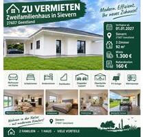 Modernes Wohnen in Sievern - 1.300,00&nbsp;EUR Kaltmiete, ca.&nbsp; 92,00&nbsp;m&sup2; in Geestland (PLZ: 27607)