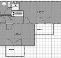 2-Zimmer Appartement mit Balkon Regenbogenviertel Trier nähe Uni