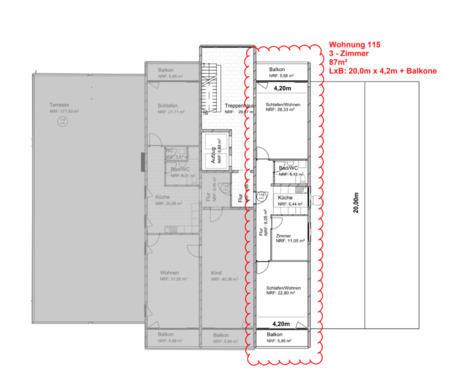 Foto - 2 Zimmer Etagenwohnung zur Miete in Eislingen (Fils)