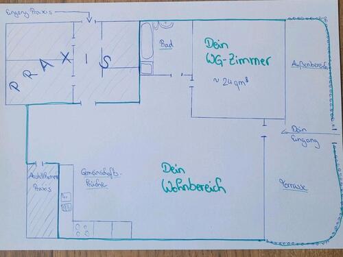 Foto - 1 Zimmer Etagenwohnung zur Miete in Nürnberg