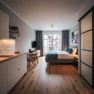 Foto - Modern sanierte 2-Zimmer-Wohnung mit Südbalkon & Parkplatz