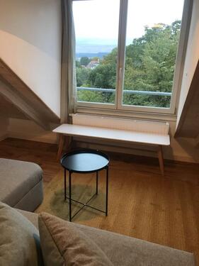 Foto - saniertemöblierte 2 Zi. DG-Whg. im Berggebiet Blick über Bamberg