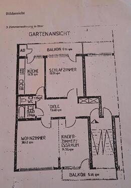 Foto - 3 Zimmerwohnung 86 qm2 zu verkaufen