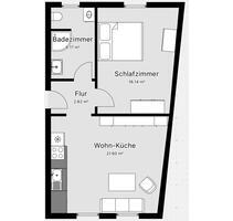 Sanierte 2 Zimmerwohnung - 369,00&nbsp;EUR Kaltmiete, ca.&nbsp; 46,00&nbsp;m&sup2; in Prenzlau (PLZ: 17291)
