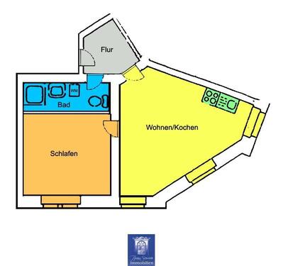 Foto - 2 Zimmer Etagenwohnung zur Miete in Riesa