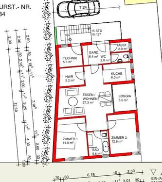 Foto - 3-Zimmer EG-Wohnung in Breisach-Hochstetten zu vermieten