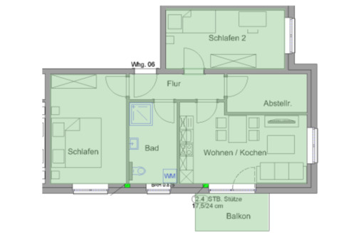 Foto - Etagenwohnung zur Miete in Zetel