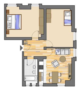 Foto - Etagenwohnung in Recklinghausen zur Miete