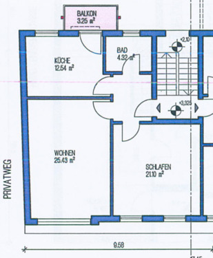 Foto - 2 Zimmer Etagenwohnung zur Miete in Bitburg
