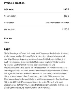 Foto - 3 Zimmer Dachgeschoßwohnung zur Miete in Wasserburg am Inn