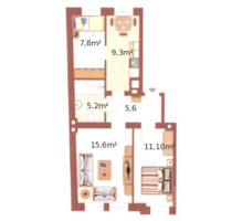 3-R-WE genialer Grundriss für junges Wohnen - Erfurt