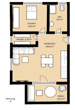 Foto - Etagenwohnung in Burgbernheim zur Miete
