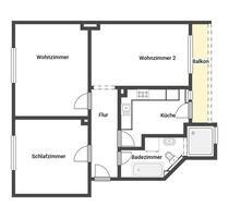 3-Zimmer-Wohnung mit Loggia in Bochum Hiltrop WBS erforderlich