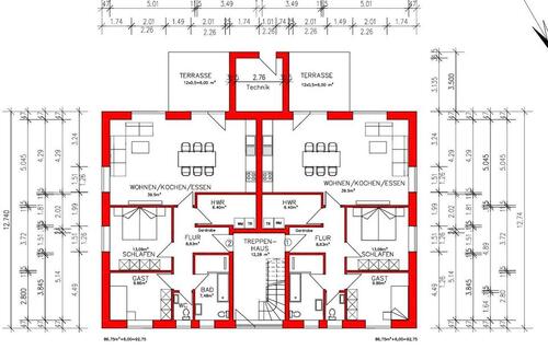 Foto - 3 Zimmer Erdgeschoßwohnung in Westoverledingen