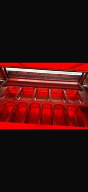 Foto - Eisvitrinen, Sahne Automaten und Spaghetti Maschinen zu