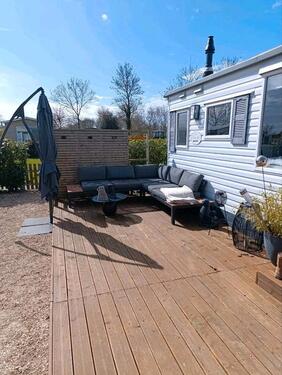Foto - Caravan in Schagen mit Hund am Meer
