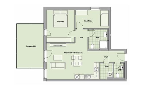 Foto - Wohnung zur Miete 56412 Nentershausen