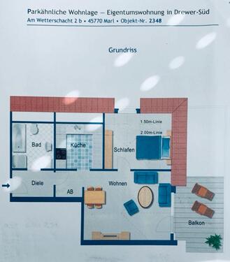 Foto - 2 Zimmer Dachgeschoßwohnung in Marl