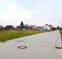 Grundstücke im neu erschlossenen Baugebiet „An der Kleinbahn