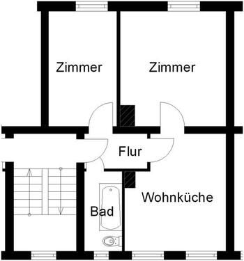 Foto - Ab dem 15.01.2026: ansprechende 2-Zimmer-Wohnung