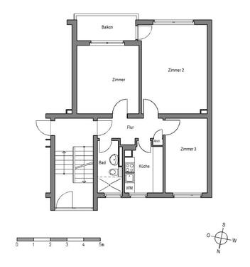 Foto - 3 Zimmer Erdgeschoßwohnung in Bielefeld