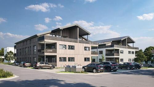 Foto - Luxus 4-Zimmerwohnung im 2.OG in Satteldorf mit großer Dachterrasse