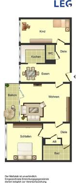 Foto - Etagenwohnung zur Miete in Hamm