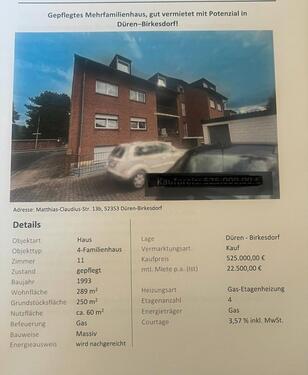 Foto - Gepflegtes Mehrfamilienhaus sehr gut vermietet!