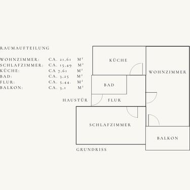 Foto - 2 Zimmer Etagenwohnung zur Miete in Wolfsburg